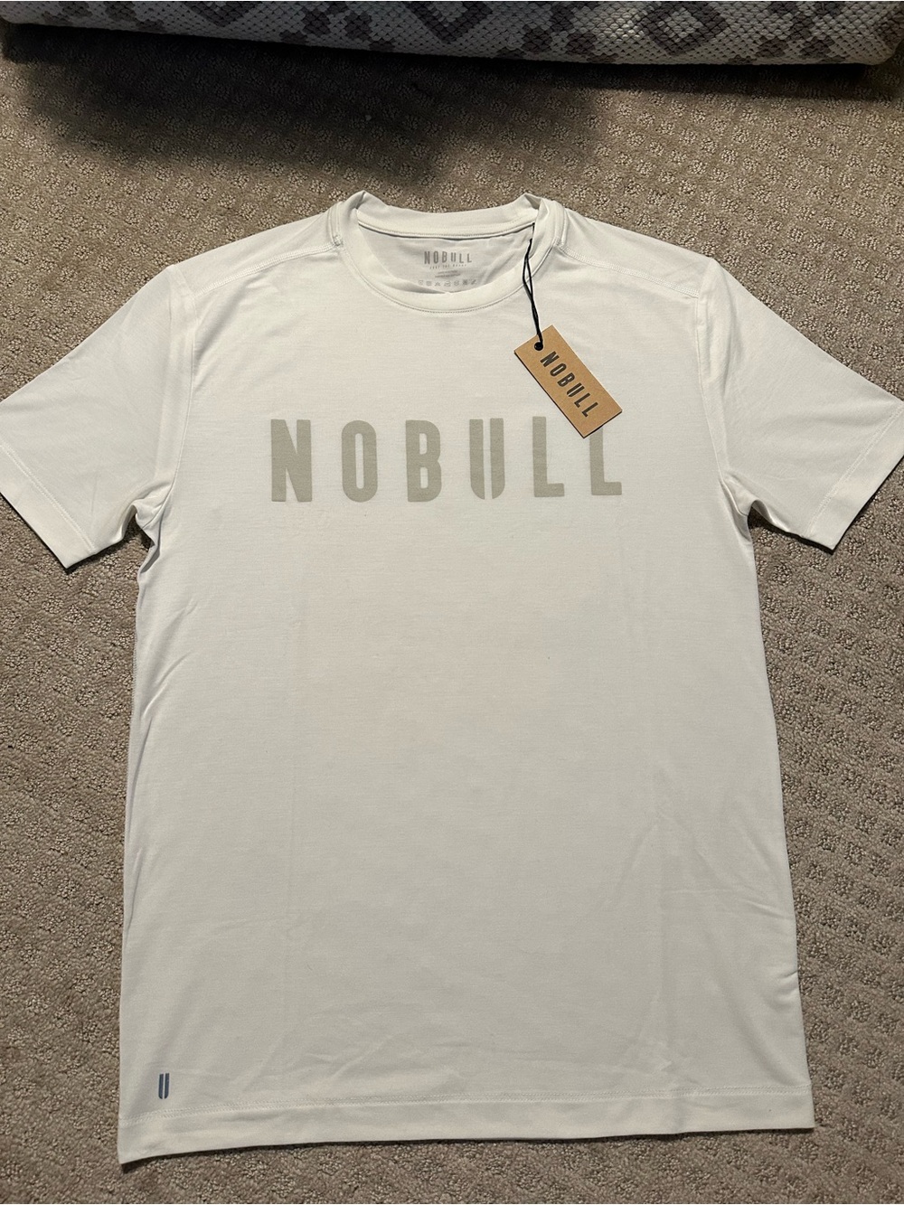 NWT Men’s No Bull Short Sleeve Training Shirt White Size Small